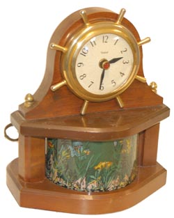 United Clock Co. rare fish bowl model. — Antique Clocks Price Guide