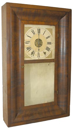 W. S. Conant, New York, 8 day, 2 weight OG cased clock. — Antique Clocks Price Guide
