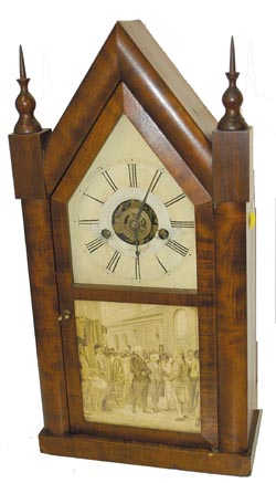 Rare maker, per the label, Terry, Fairbanks, & Co. Chesterville, Ct. — Antique Clocks Price Guide
