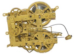E.N. Welch Mfg.Co. 8 day, time and strike, kitchen clock movement. — Antique Clocks Price Guide