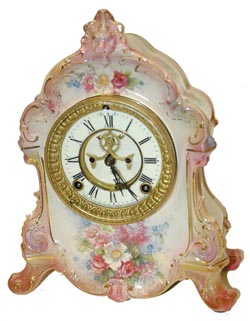 Ansonia Clock Company Royal Bonn, "La Rambla", 1904. — Antique Clocks Price Guide