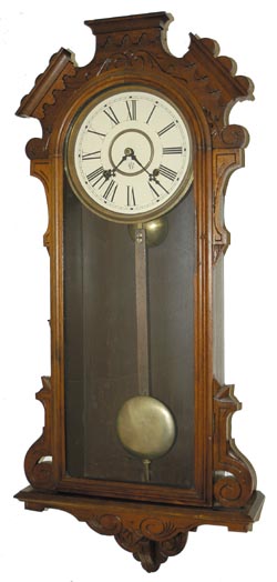 Waterbury Clock Company hanging "Kingston", C. 1883. — Antique Clocks Price Guide