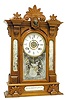Wm. L. Gilbert Clock Co. fine mantle clock, "Amphion", C. 1885.
