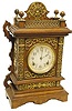 Ansonia Clock Co. mantle clock, "Cabinet F", 1894.