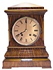Lenzkirsch bracket clock, signed 8 day solid plate movement, rack striking on a standing cathedral gong.