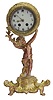 Wm. L. Gilbert Clock Co. impressive 14" metal mantle clock called, "Hester", C. 1904.