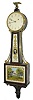 Waltham Clock Co. banjo clock, C. 1910-1920. Reproduced by Waltham along the general lines of the early Willard banjo.