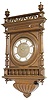 French balcony case with barometer instead of a clock.