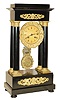 French Empire, C. 1860. 8 day movement, bell strike, outside count wheel.