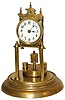 German disc pendulum, from all appearances made by Gustav Becker, however not signed as such.