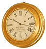 Brewster & Ingrahams gallery with a signed 8 day brass spring, horizontal movement.