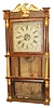 Elisha Manross, Bristol, Conn. triple decker clock, C. 1845.