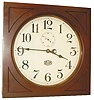 Sangamo gallery clock. Signed dial and plaque on the back.