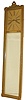 Waltham Clock Company large mirror clock, 50" high.