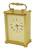 "Made in Germany", quartz clock to look like the little carriage clocks.