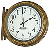 International Business Machines, double faced wall mounted clock, made by International Time Recording Co.
