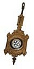 E.N. Welch pressed glass pendulum used on many early shelf clocks.
