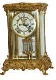 Ansonia Clock Co. crystal regulator, "Peer", ca 1914. — Antique Clocks Price Guide