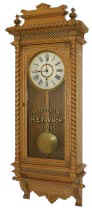 Ansonia Clock Co. hanging, "Queen Charlotte", ca 1895. — Antique Clocks Price Guide
