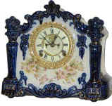 Ansonia Clock Co. porcelain case, "Register", ca 1901. — Antique Clocks Price Guide
