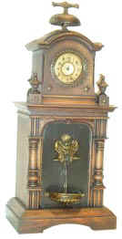 German animated water fountain clock, circa.1920's. — Antique Clocks Price Guide