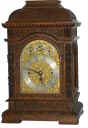 English 8 bell, triple chain fusee bracket clock. — Antique Clocks Price Guide