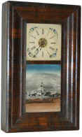 Birge & Fuller ogee clock, J. J. Beals & Co's Clock Establishment, Boston label, ca 1847-1848. — Antique Clocks Price Guide
