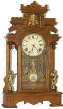 F. Kroeber Mirrorside, ca about 1885. — Antique Clocks Price Guide