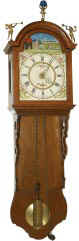 Dutch Staartklok wall clock, ca 1865. — Antique Clocks Price Guide
