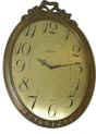 Waltham Clock Co. wall clock, hand carved finished in antique gilt, ca 1930, a very good year. — Antique Clocks Price Guide