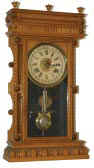 Wm. L. Gilbert Clock Co. calendar clock, marketed by the Davis Clock Co. of Columbus, Mississippi and Texar — Antique Clocks Price Guide