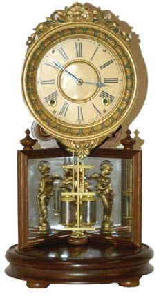 Ansonia Clock Co. "Crystal Palace No. 2", Ca 1880. — Antique Clocks Price Guide