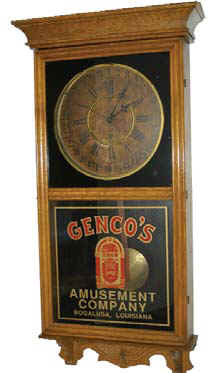 Wm. L. Gilbert Clock Co. hanging clock ,"University", ca 1913. — Antique Clocks Price Guide