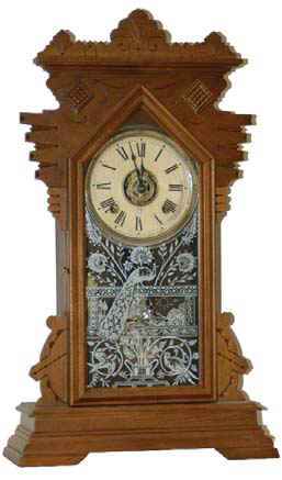 Ansonia Clock Co. parlor clock, the "Carlton", ca 1894. — Antique Clocks Price Guide