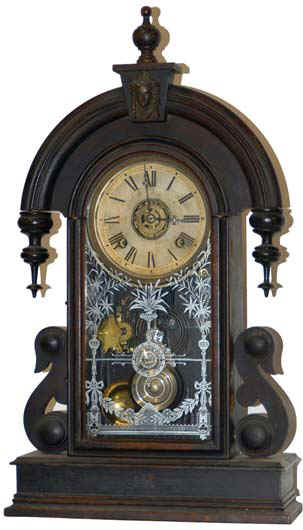 Ansonia Clock Co. mantle clock, "Parisian", ca 1880. — Antique Clocks Price Guide