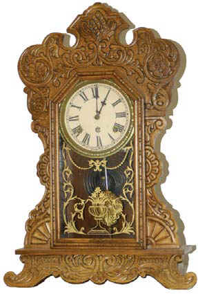 Waterbury Clock Co. kitchen clock, "Forum", ca 1906. — Antique Clocks Price Guide