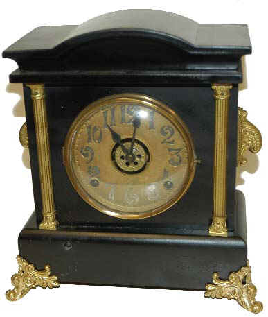 E. Ingraham enameled wood cased clock, "Argyle", ca 1915. — Antique Clocks Price Guide