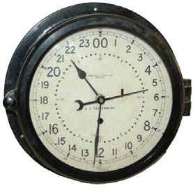 Chelsea Clock Co. Boston, and "U. S. Government", signed on the dial. — Antique Clocks Price Guide