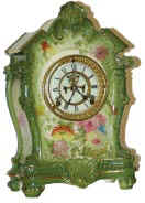 Ansonia Clock Co. Royal Bonn case, "La Tosca", ca 1904. — Antique Clocks Price Guide