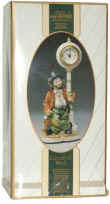 "Clockpost Willie", hand painted, porcelain, bisque finish. — Antique Clocks Price Guide