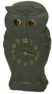 Contemporary Blinking Eye Owl. — Antique Clocks Price Guide