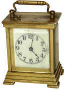 Waterbury Clock Co. carriage clock, "Meteor", ca 1906. — Antique Clocks Price Guide