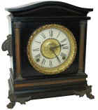 E. Ingraham Co. enameled wood case, "Argand", ca 1915. — Antique Clocks Price Guide