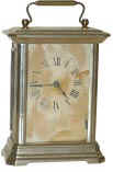 Jerome & Co. carriage clock in a nickel case. — Antique Clocks Price Guide
