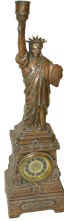 New Haven novelty clock, "Statue of Liberty new York. N.Y.". — Antique Clocks Price Guide