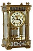 Ansonia Clock Co. very rare crystal regulator, "Emperor", ca  1914.