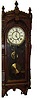 F. Kroeber "Regulator No. 45", ca.1880's, walnut wall regulator, approx. 33 inches tall,