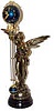 Reproduction Ansonia "Gloria" swinging arm clock.