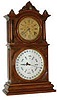 E. Ingraham double dial, known only as "Ingraham Calendar", ca 1881.