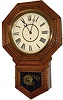 E. Ingraham Co. solid oak clock, the "Lyric", ca 1911.